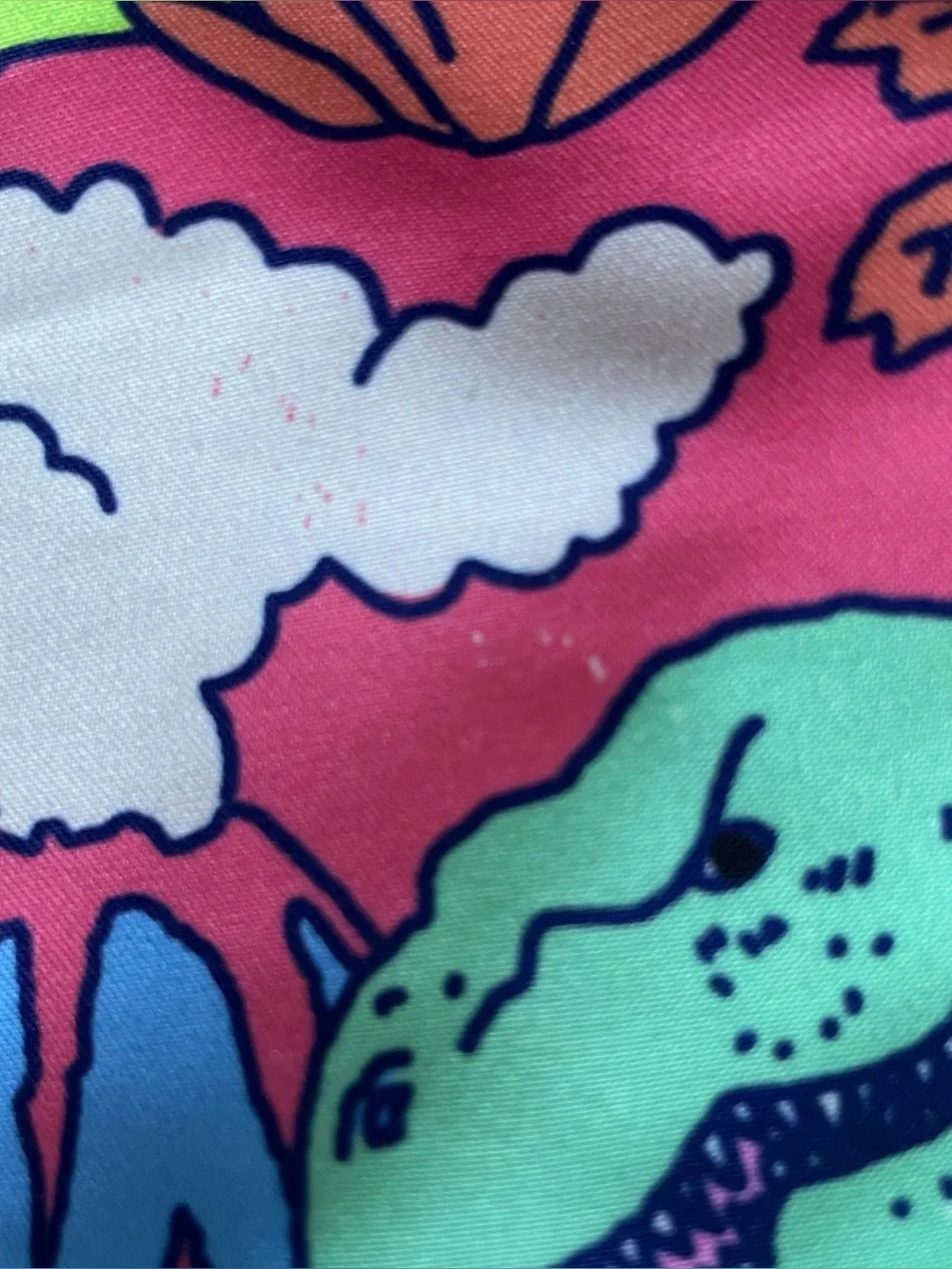 NWT Cat & Jack Boys XL 14 Dinosaur Swim Trunks Pink Tropical UPF 50+ Beach